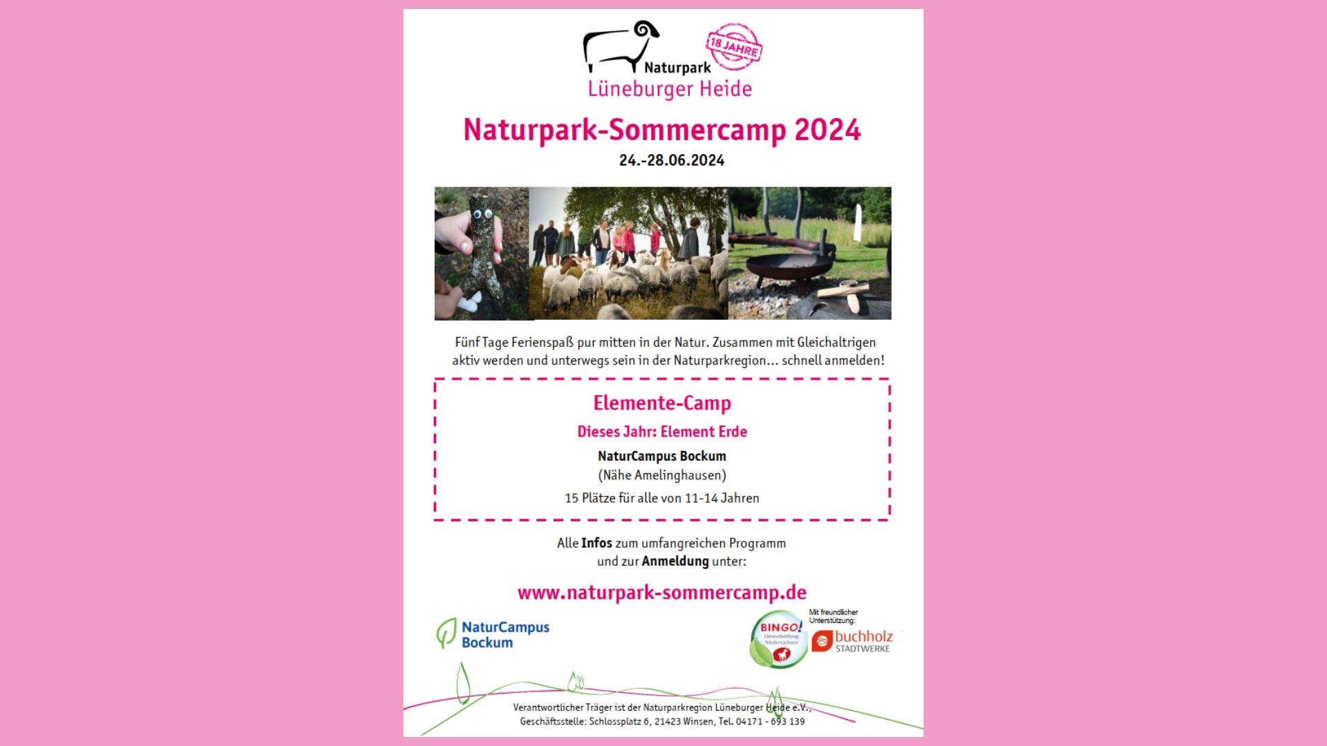 Naturpark-Sommercamp 2024