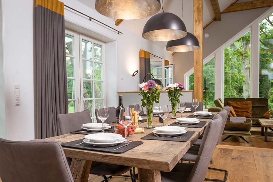 5 Sterne Ferienhaus Bockelmann Bispingen mit 4 Schlafzimmern in der Lüneburger Heide