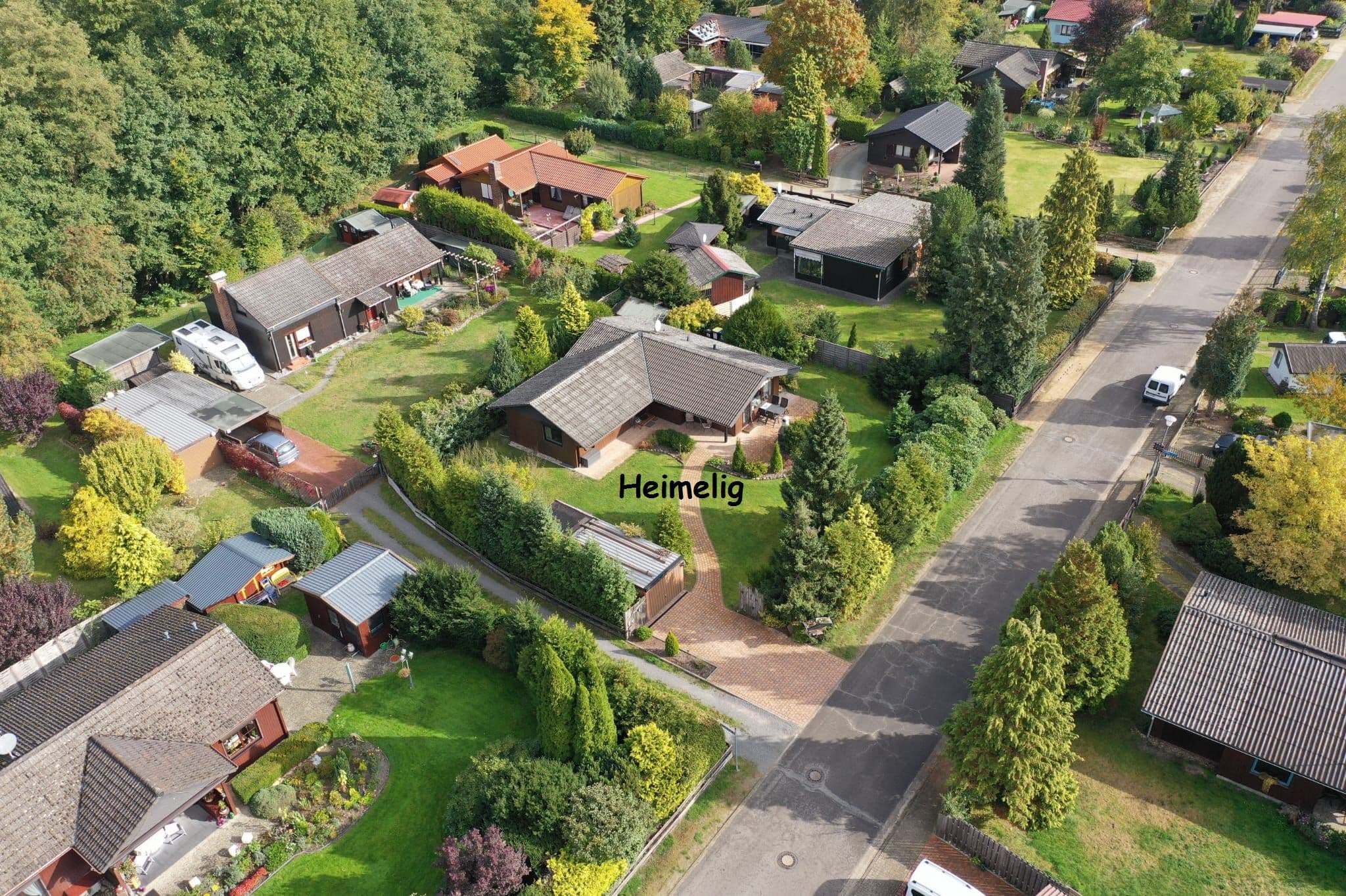 Ferienhaus Heimelig von oben Müden Örtze