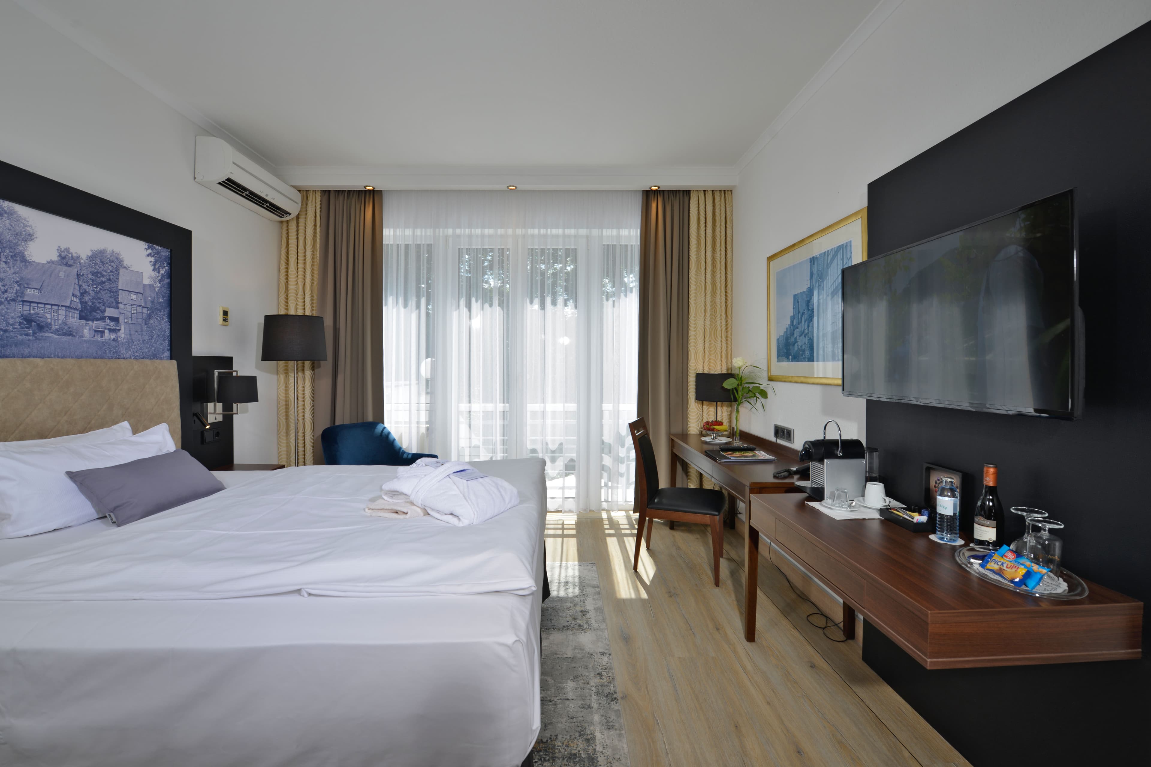 Beispiel eines Doppelzimmer im Hotel Caroline Mathilde Celle