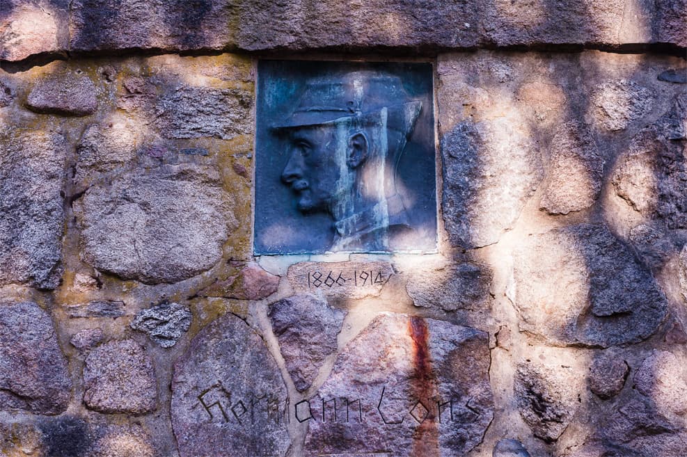 Gedenkstein von Heidedichter Hermann Löns Wietzer Berg