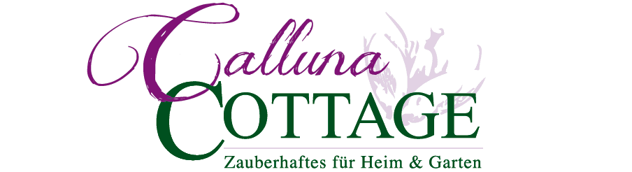 Hinweis Schild Calluna Cottage