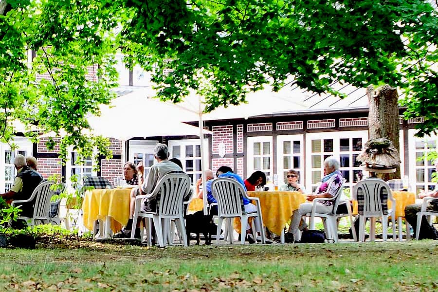 Hotel Schäferhof Schneverdingen terrasse