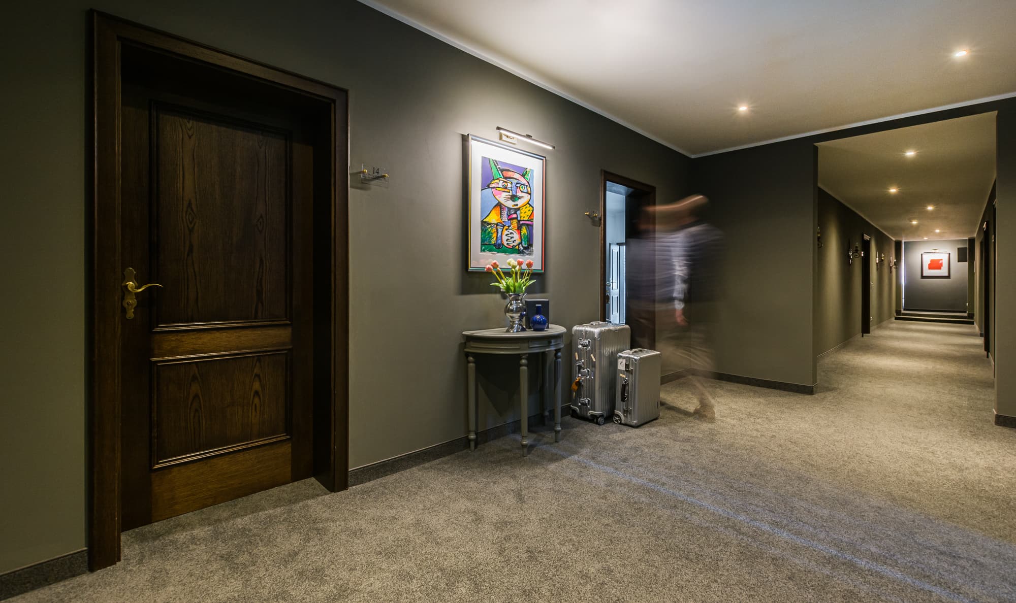 Flur im Niemeyers Romantik Posthotel