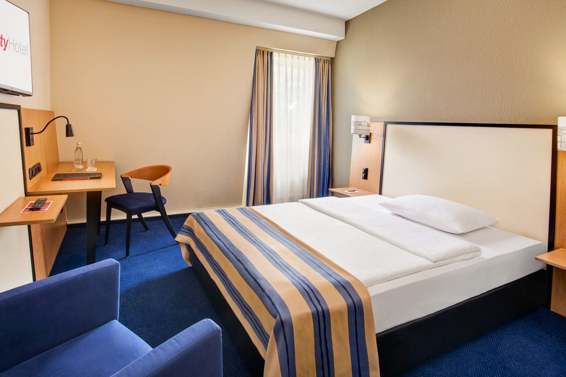Einzelzimmer im Intercity Hotel Celle