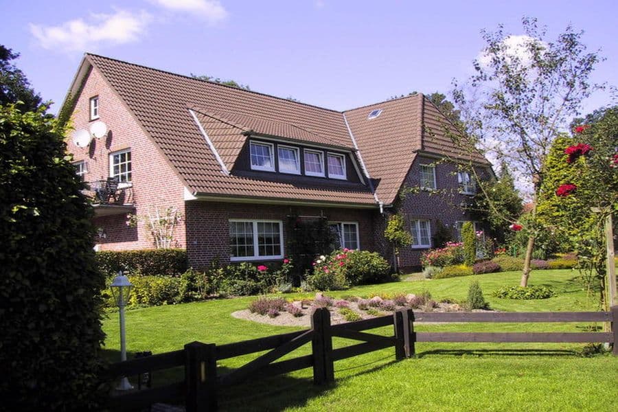 Außenansicht der Ferienwohnung Mehrtens in Behringen bei Bispingen