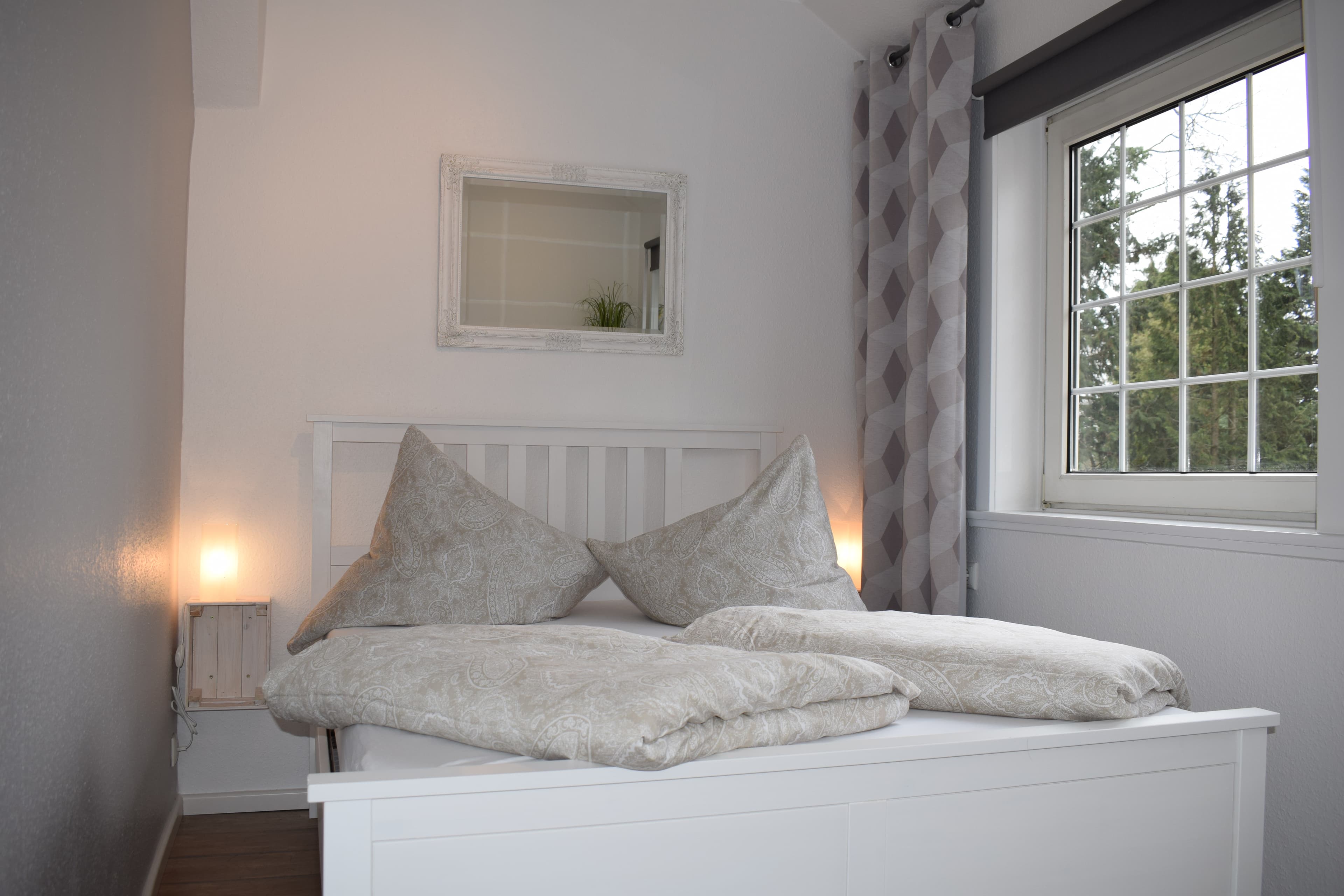 Schlafzimmer in der Ferienwohnung Garbers-Hof in Undeloh