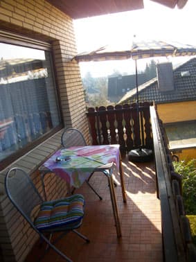 Balkon der Ferienwohnung Sorge in Bispingen