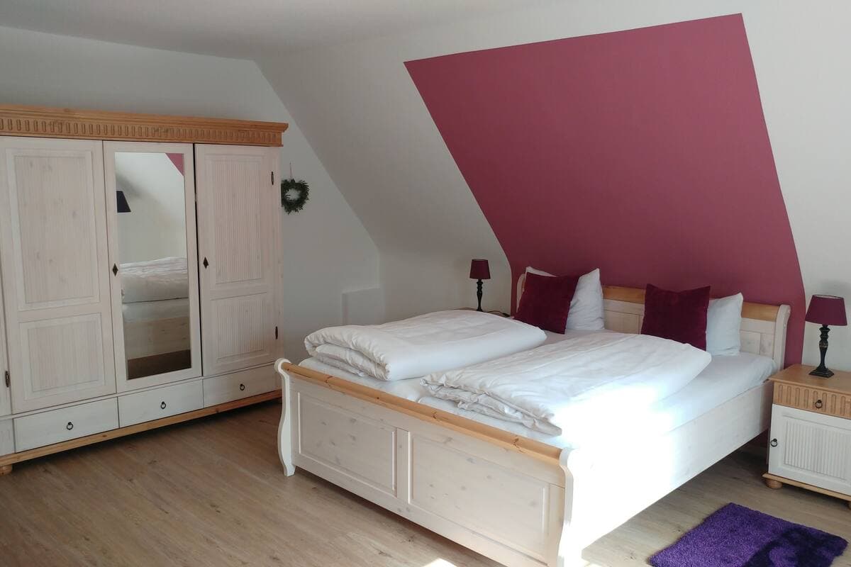 Doppelzimmer in dem Naturotel Landhaus Haverbeckhof in Bispingen