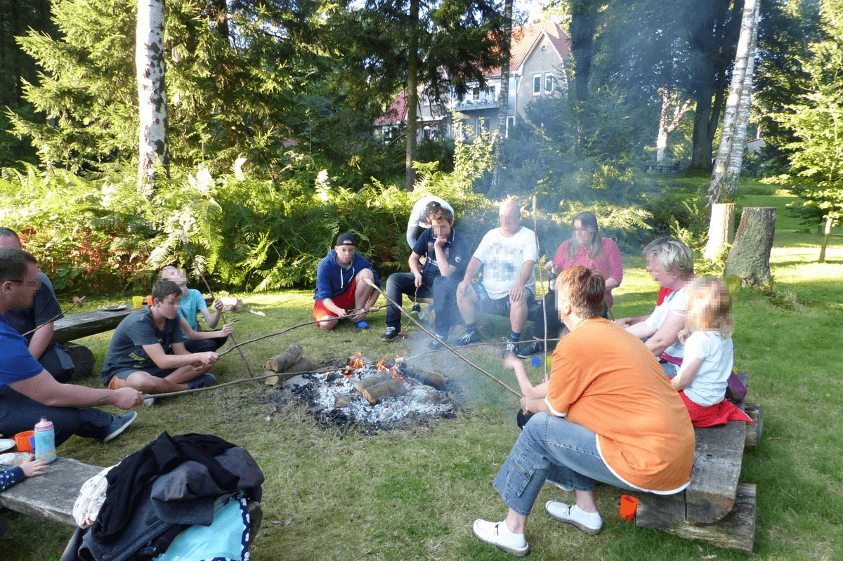 Grillen bei dem Forstgut Stübeckshorn