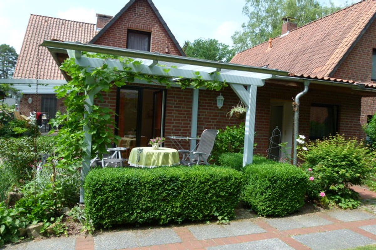 Terrasse Ferienwohnung Adelheid Winkelmann in Hermannsburg
