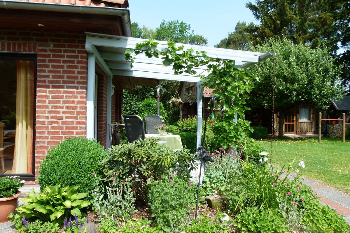 Terrasse Ferienwohnung Adelheid Winkelmann in Hermannsburg