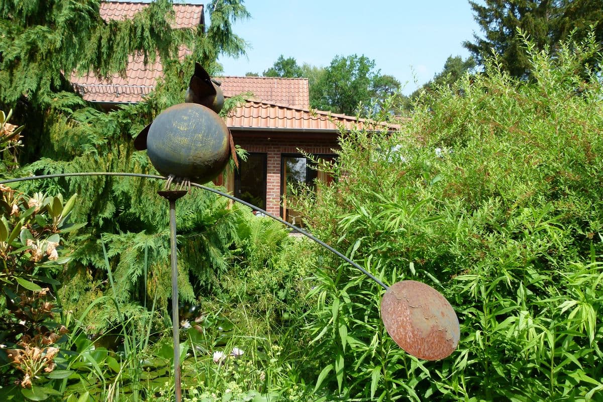 Im Garten der Ferienwohnung Adelheid Winkelmann in Hermannsburg
