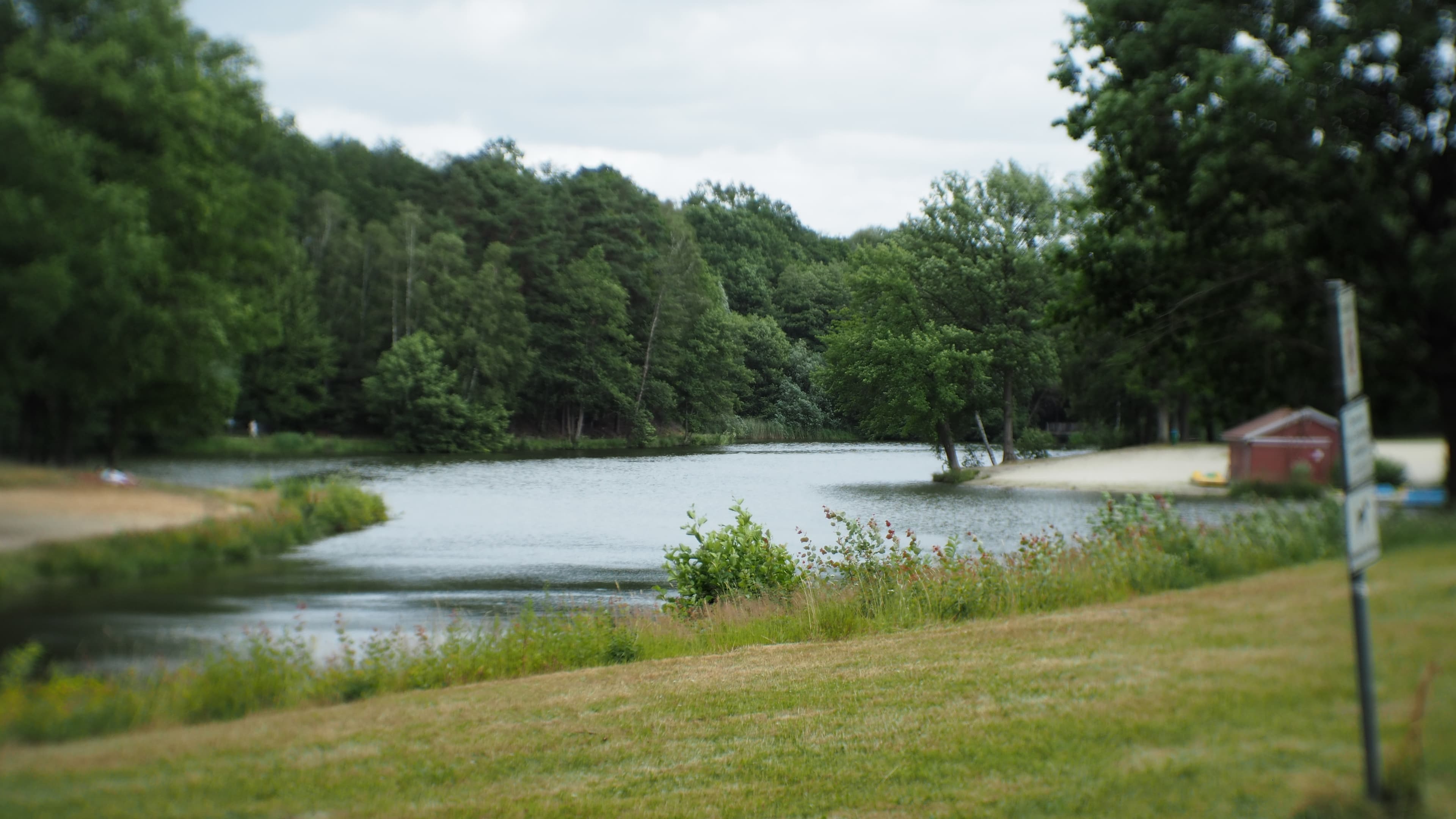 Brunausee auf Camping Brunautal in Bispingen