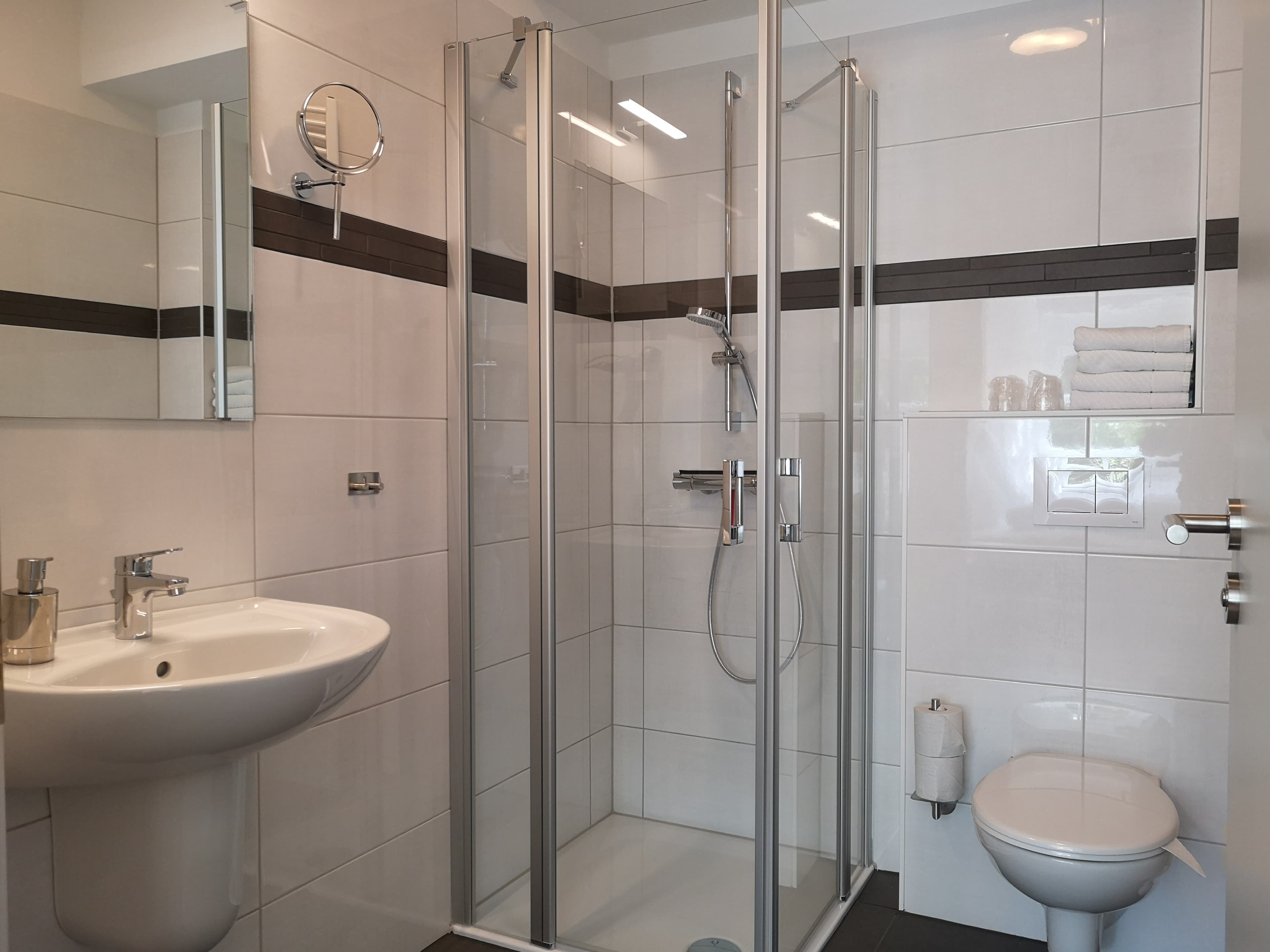 Hotel Dat Greune Eck Soltau Badezimmer