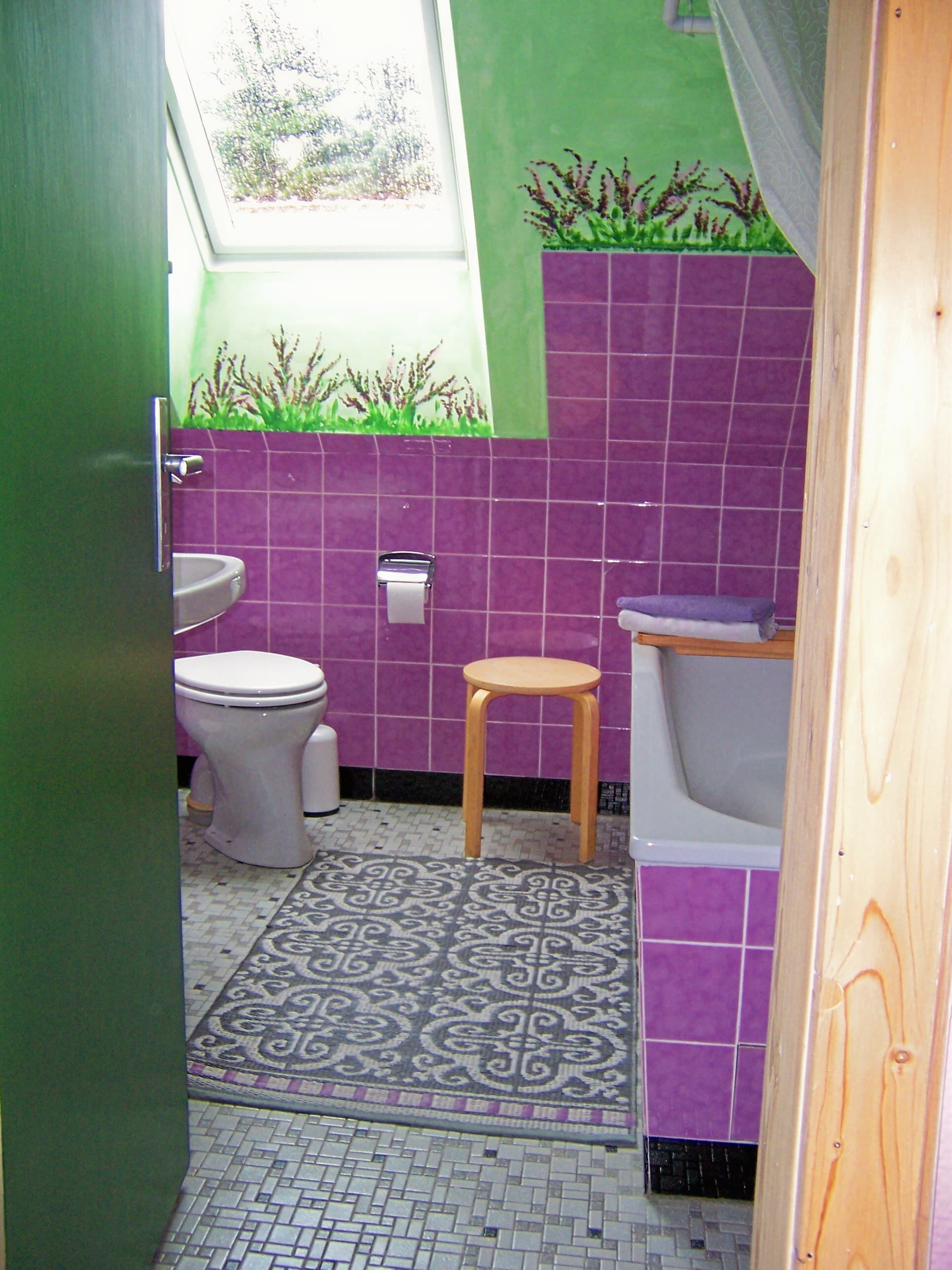 Badezimmer in der Heidewohnung Atelier am Markt in Hermannsburg