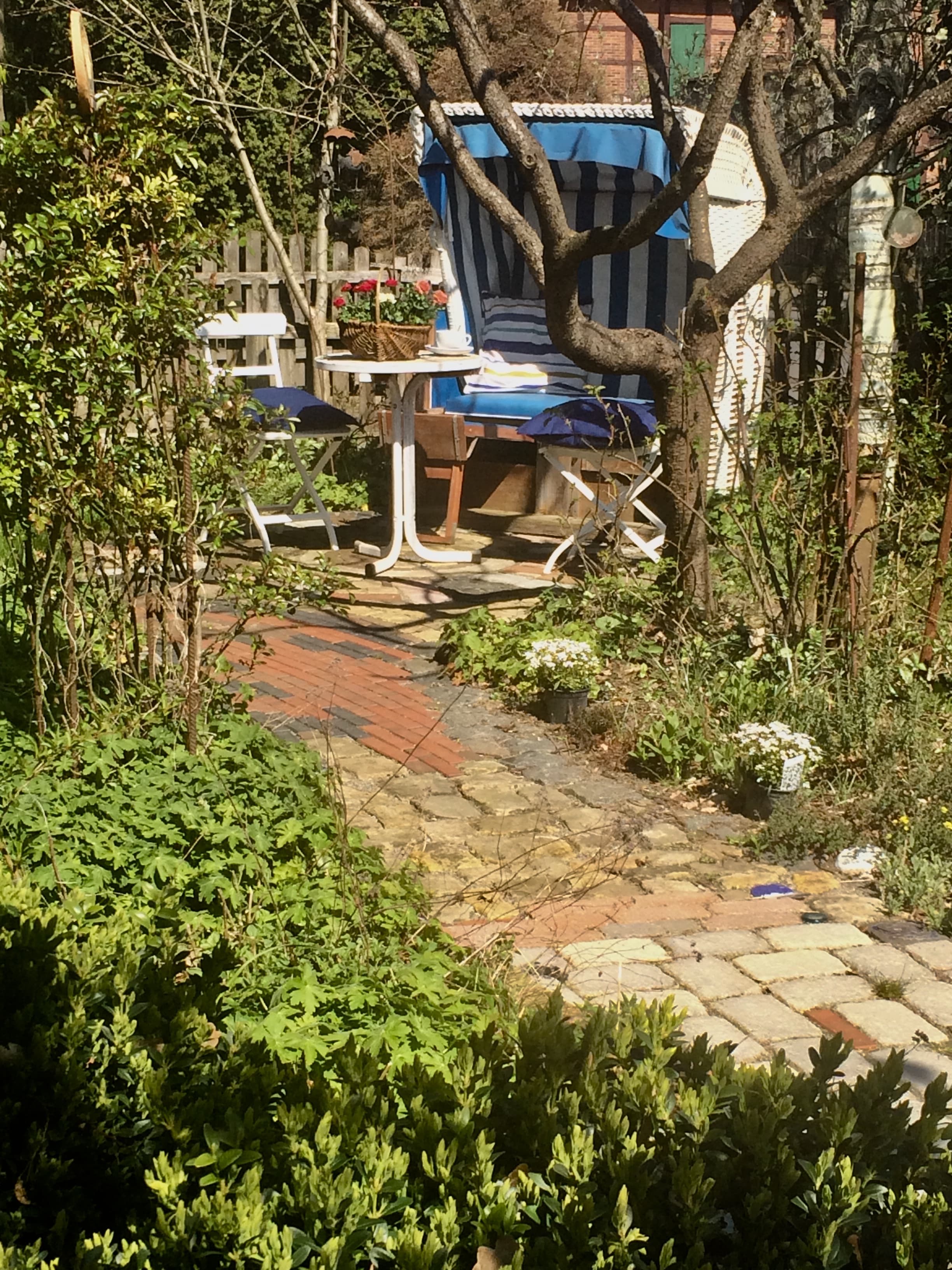 Strandkorb für unsere Gäste der Ferienwohnungen Atelier am Markt in Hermannsburg