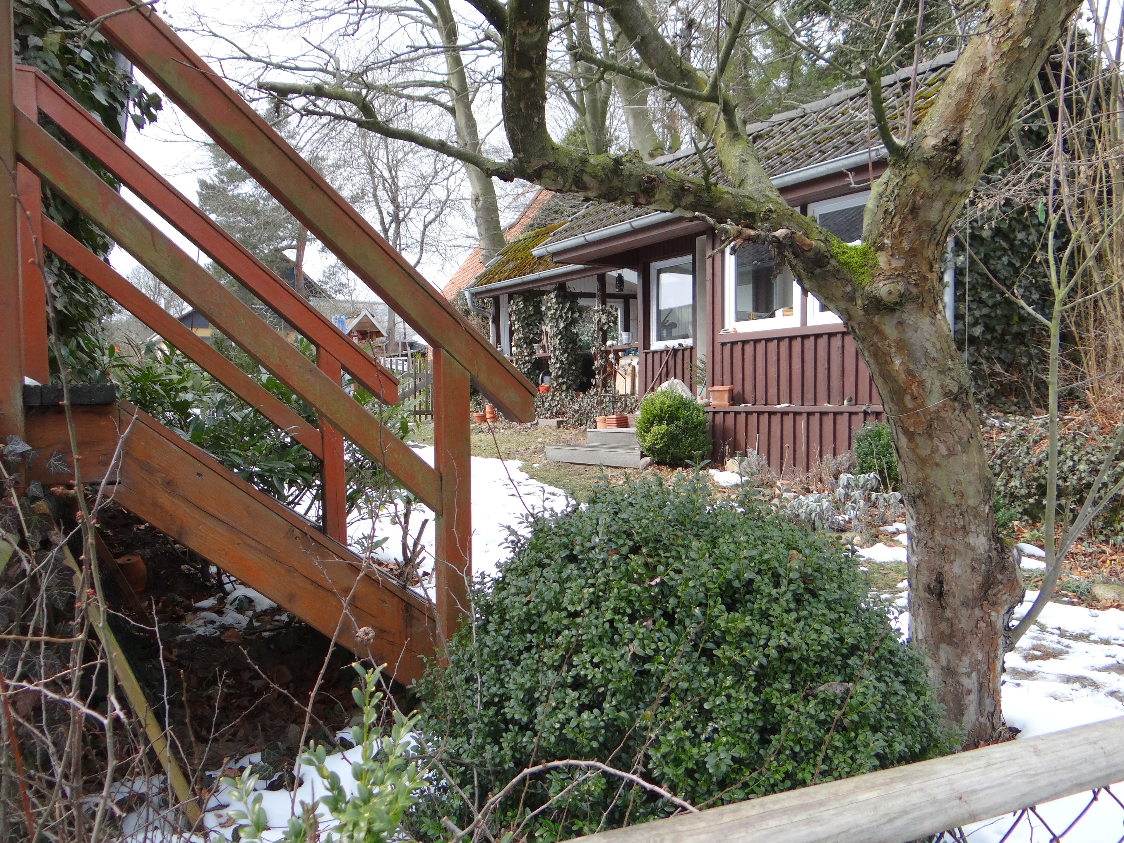 Garten des Ferienhaus Brunsberg in Buchholz