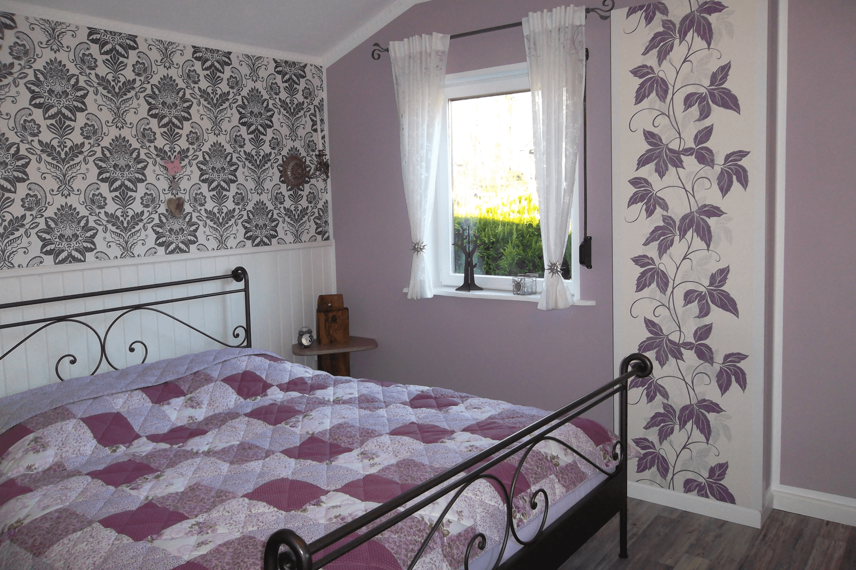 Schlafzimmer in dem Ferienhaus Heimelig Müden Örtze