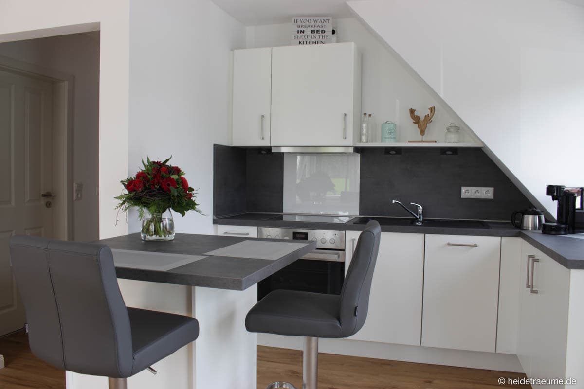 Küche Pedalritter in den Heideträume Appartements in Undeloh