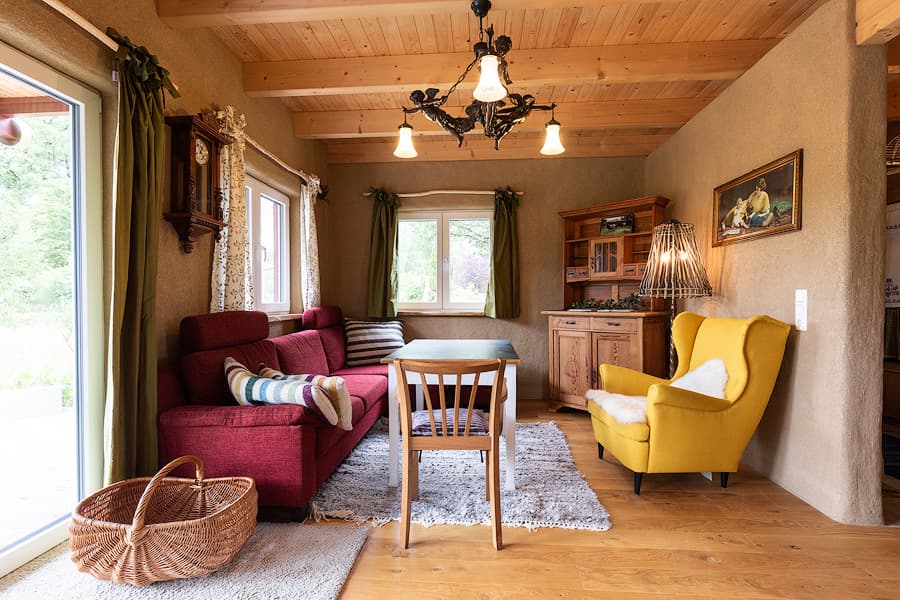 Wohnzimmer in dem Ferienhaus Am Wegesrand Müden Örtze