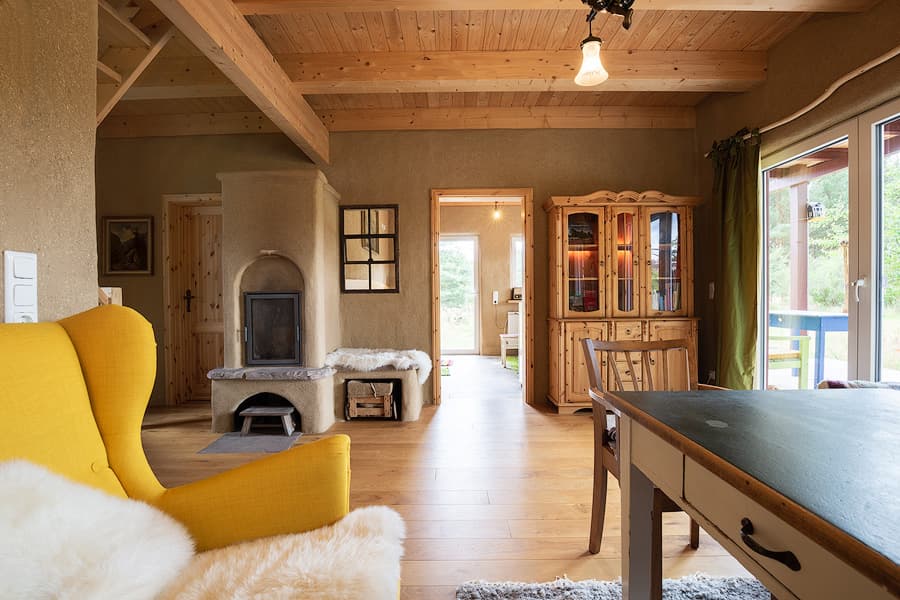 Wohnzimmer in dem Ferienhaus Am Wegesrand Müden Örtze