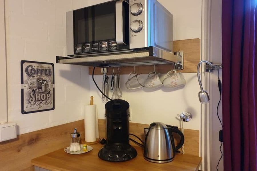 Teeküche des Apartment Heideland in Buchholz