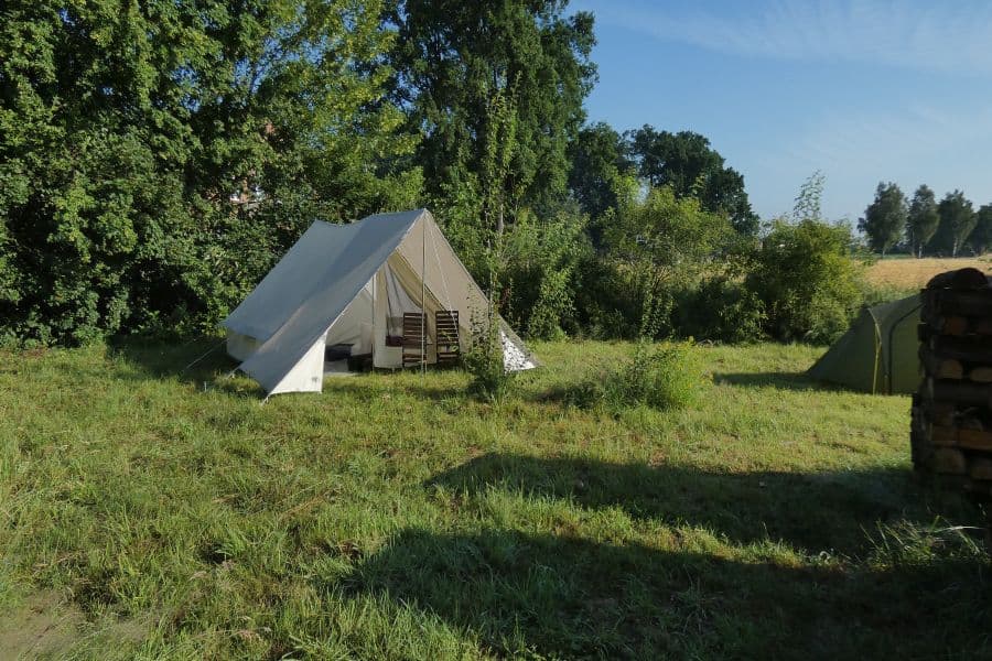 Zelten in der Lüneburger Heide