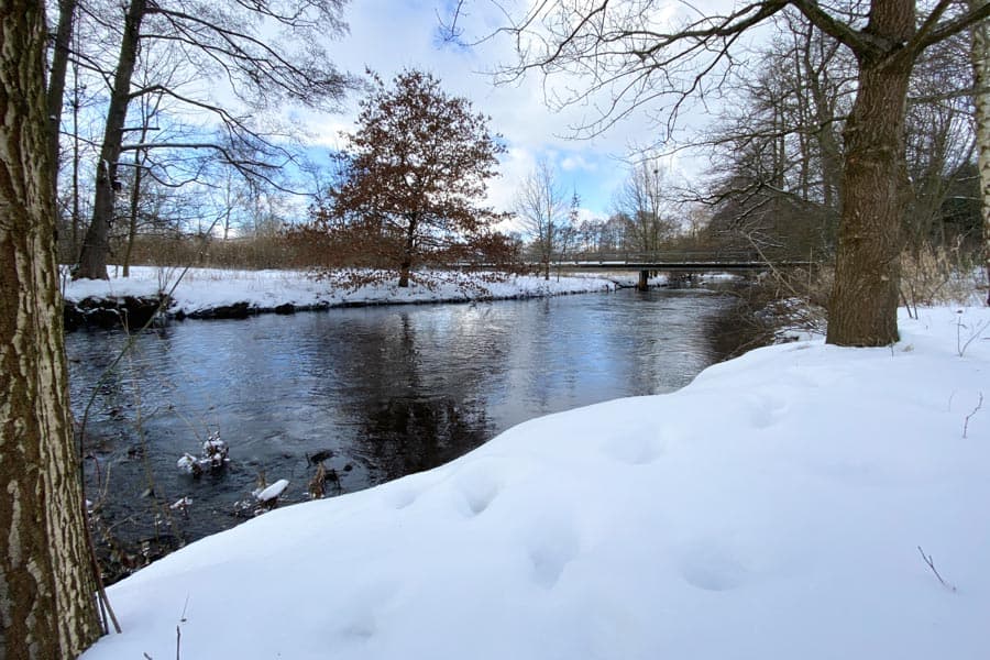 Örtzepark im Winter Hermannsburg